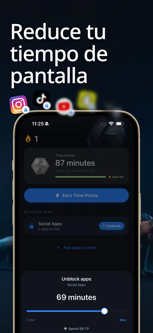 Captura de Push Up Scroll en el App Store 1