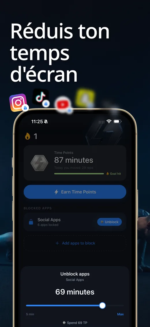 Capture d’écran de Push Up Scroll sur l’App Store 1