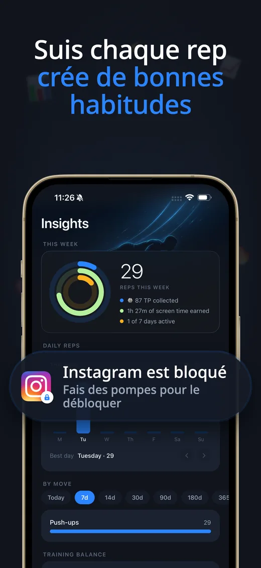Capture d’écran de Push Up Scroll sur l’App Store 3