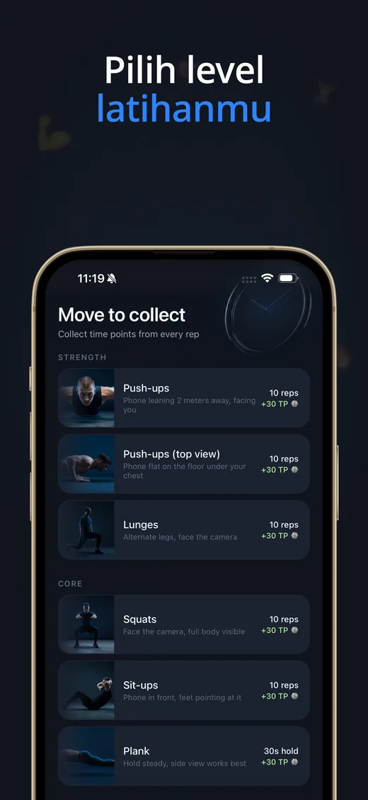 Tangkapan layar Push Up Scroll di App Store 4