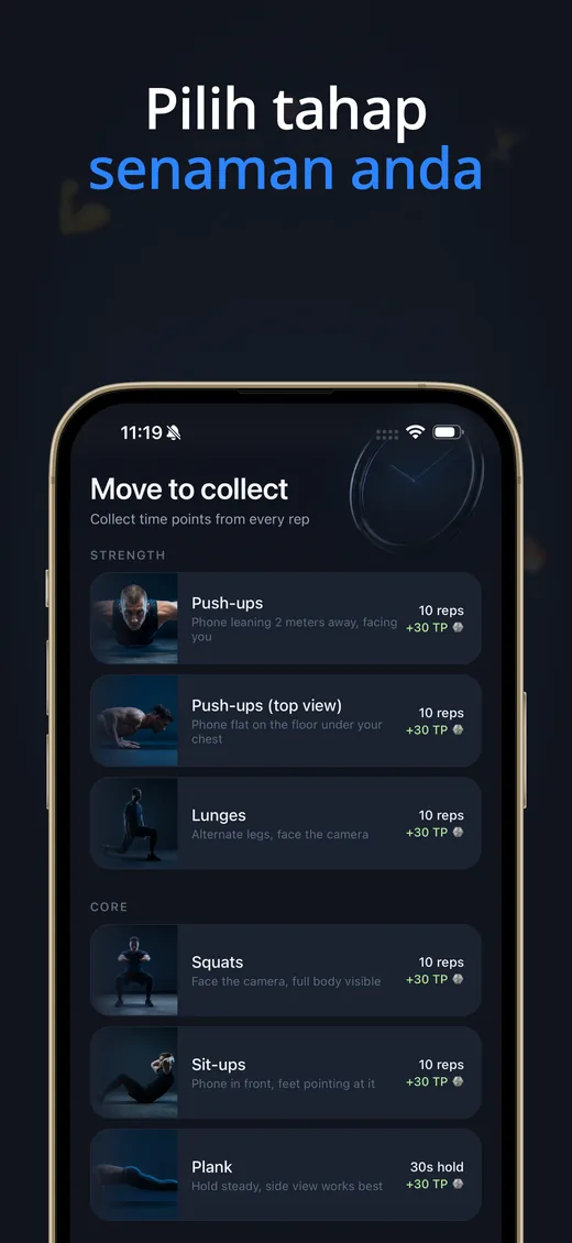 Tangkapan skrin Push Up Scroll di App Store 4