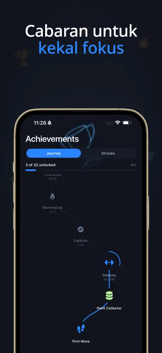 Tangkapan skrin Push Up Scroll di App Store 5