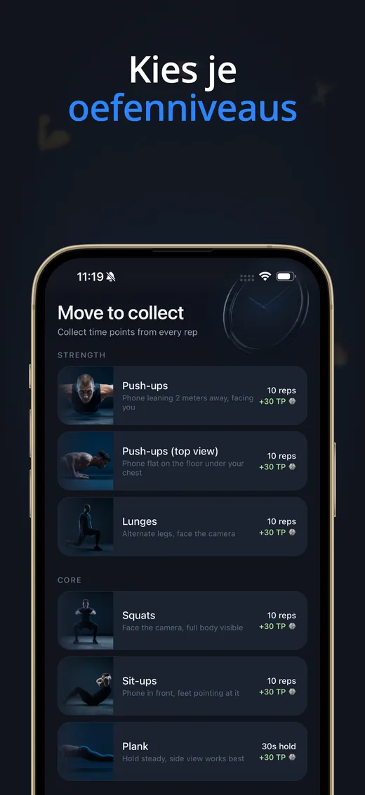 App Store-screenshot van Push Up Scroll 4