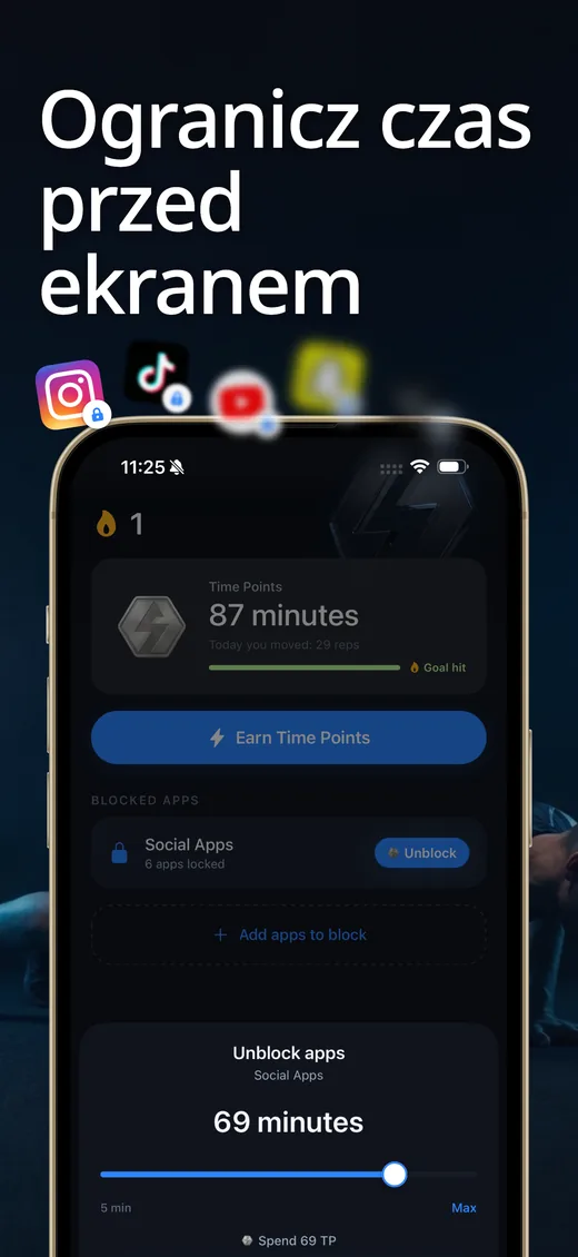 Zrzut ekranu Push Up Scroll z App Store 1