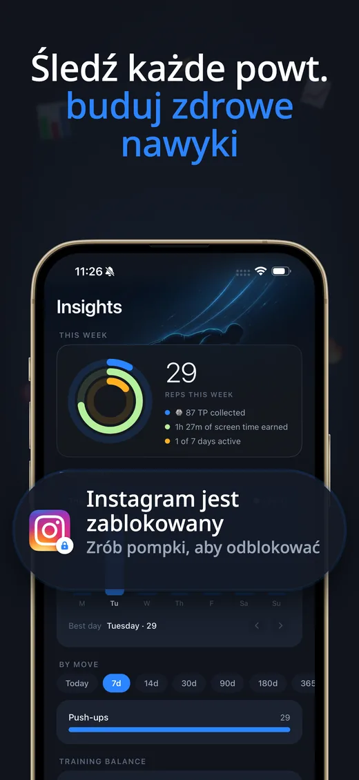 Zrzut ekranu Push Up Scroll z App Store 3