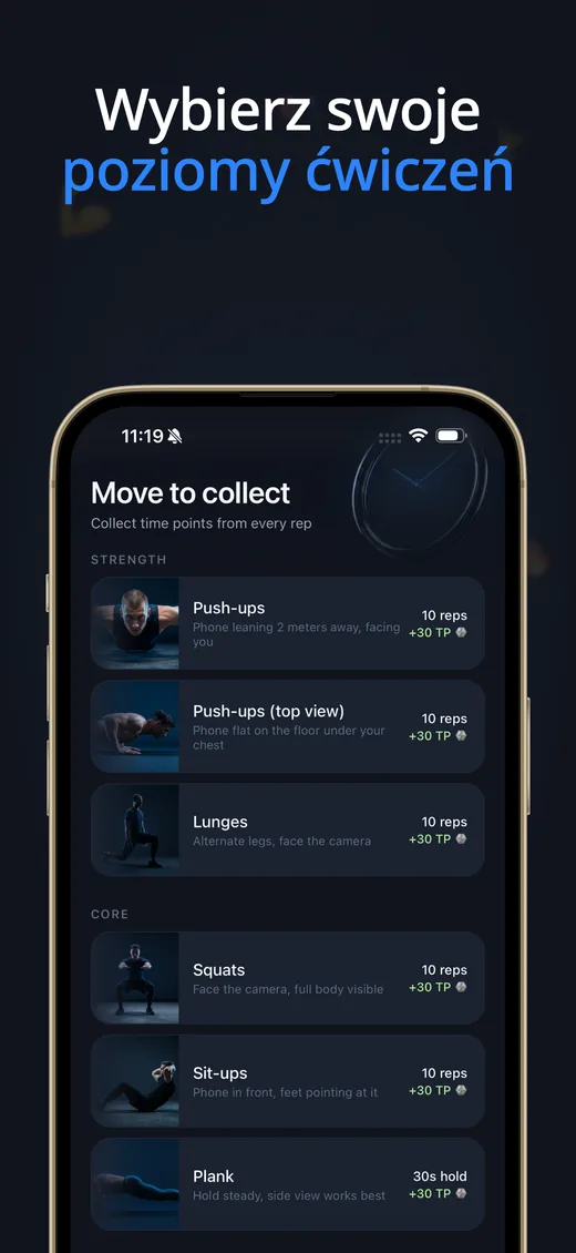 Zrzut ekranu Push Up Scroll z App Store 4