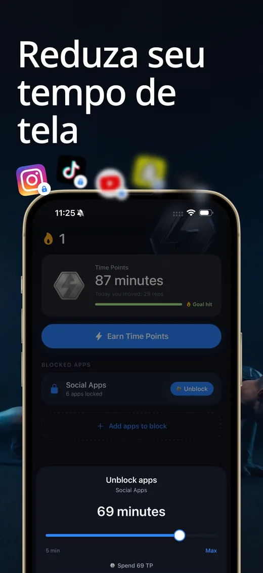 Captura de tela do Push Up Scroll na App Store 1