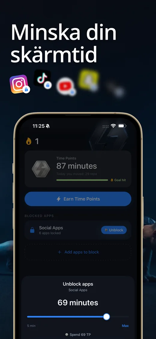 Skärmbild av Push Up Scroll i App Store 1
