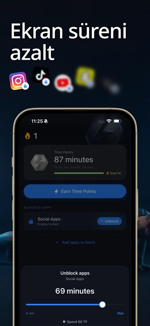 Push Up Scroll App Store ekran görüntüsü 1